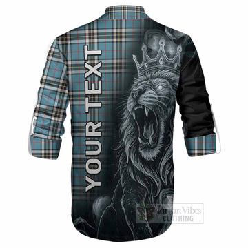 Thompson (Thomson) Tartan Ghillie Shirt Roaring Lion Heritage