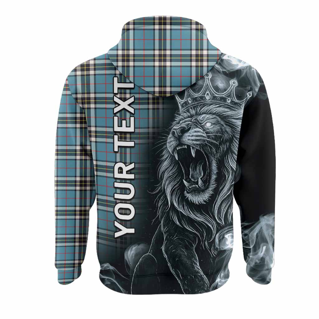 Thompson (Thomson) Tartan Hoodie Roaring Lion Heritage