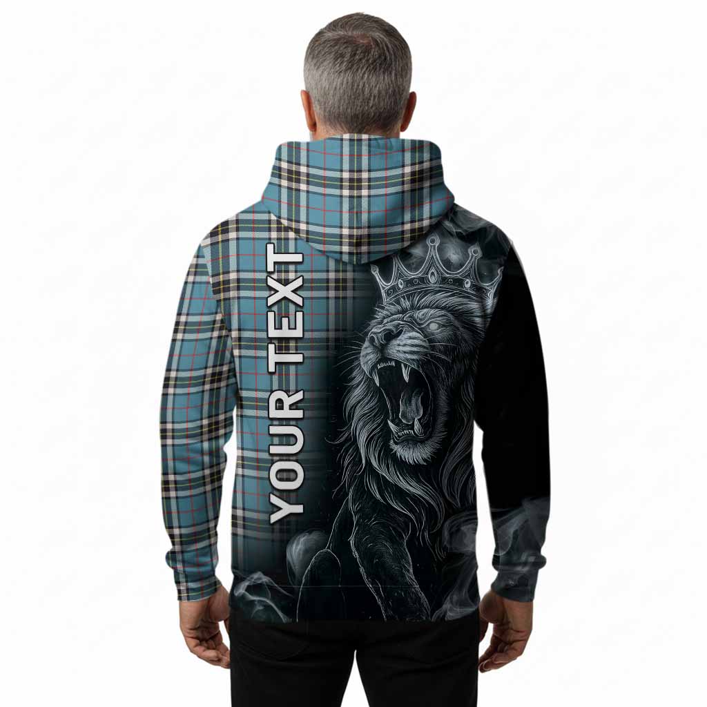 Thompson (Thomson) Tartan Hoodie Roaring Lion Heritage