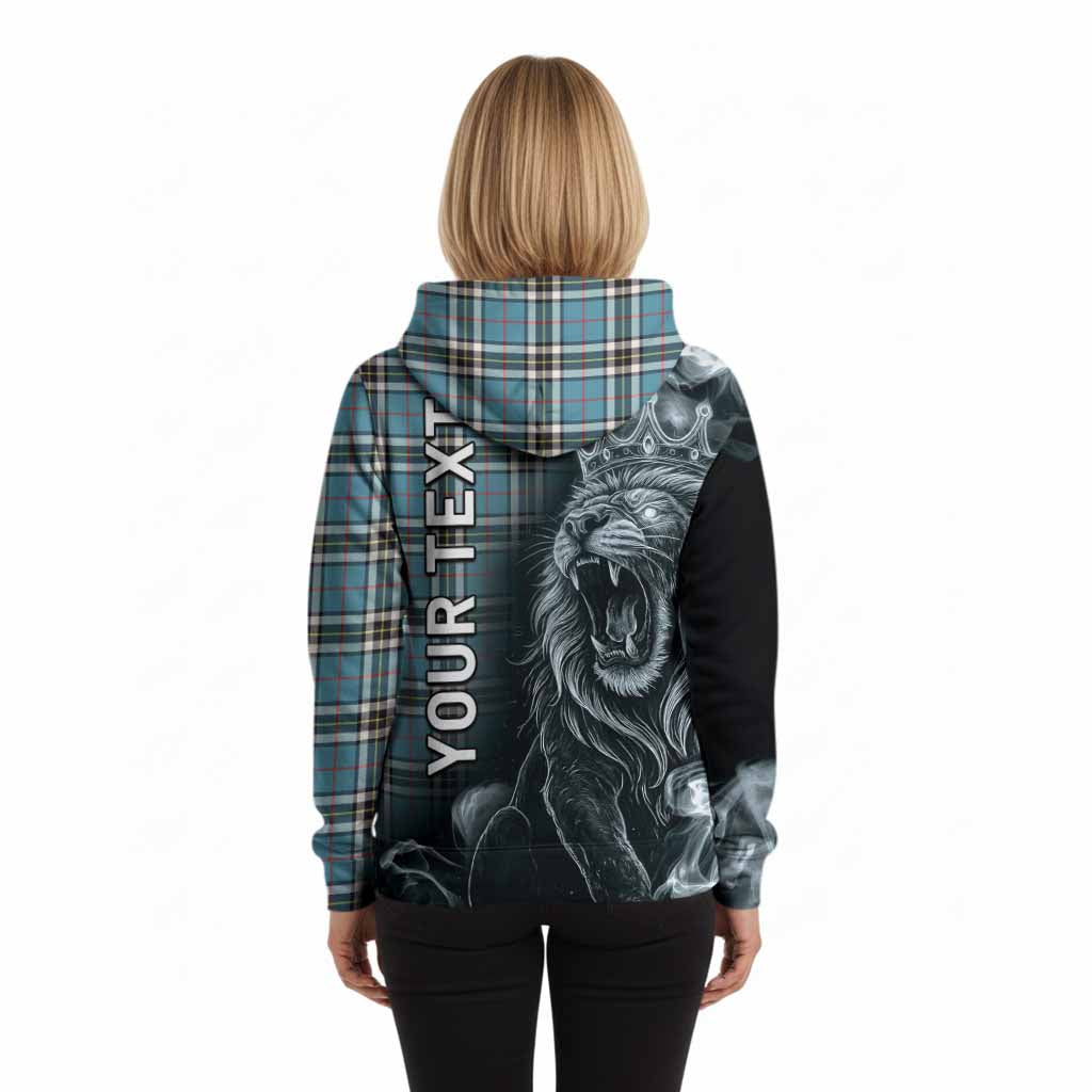 Thompson (Thomson) Tartan Hoodie Roaring Lion Heritage