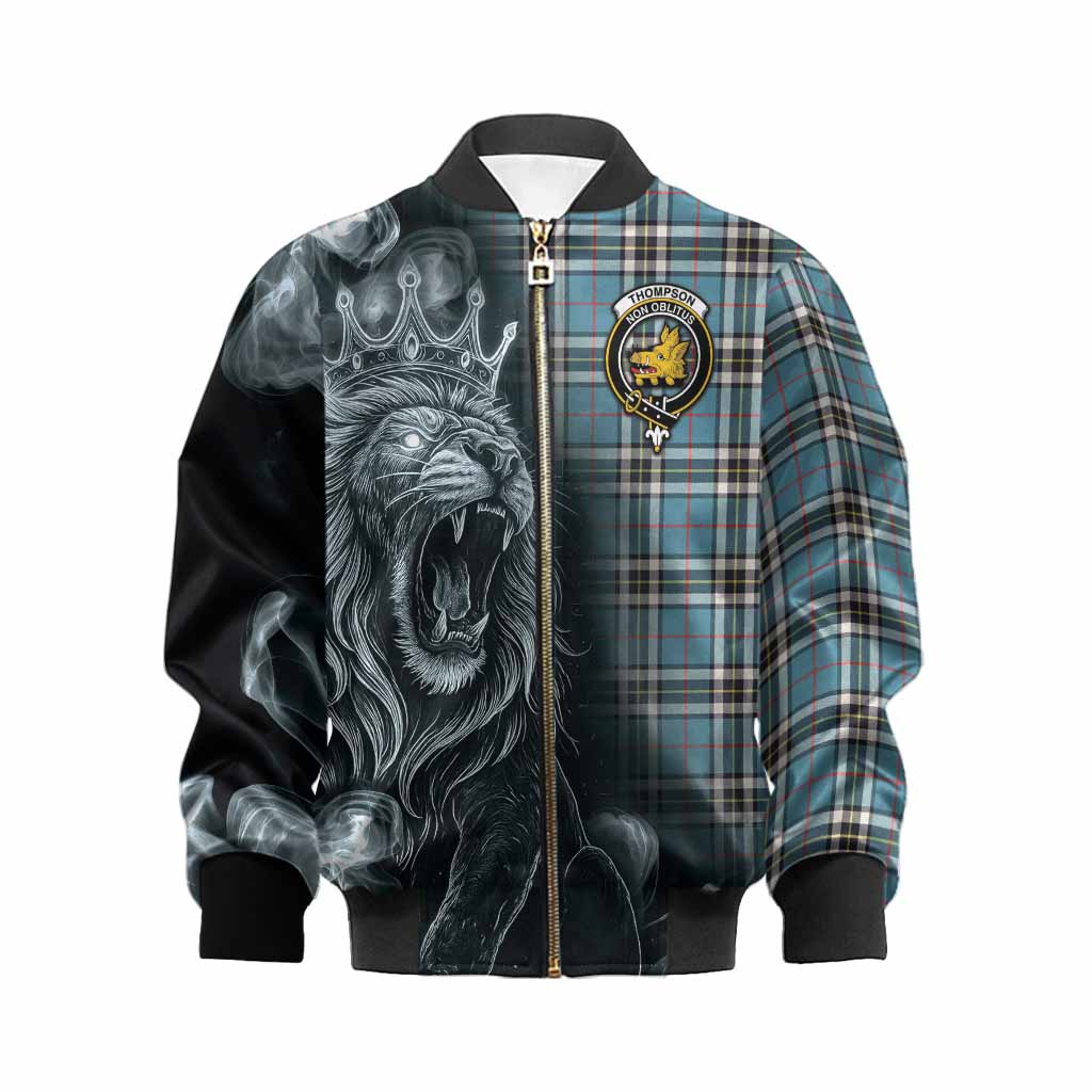Thompson (Thomson) Tartan Kid Bomber Jacket Roaring Lion Heritage