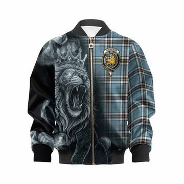 Thompson (Thomson) Tartan Kid Bomber Jacket Roaring Lion Heritage