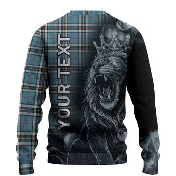 Thompson (Thomson) Tartan Knitted Sweater Roaring Lion Heritage