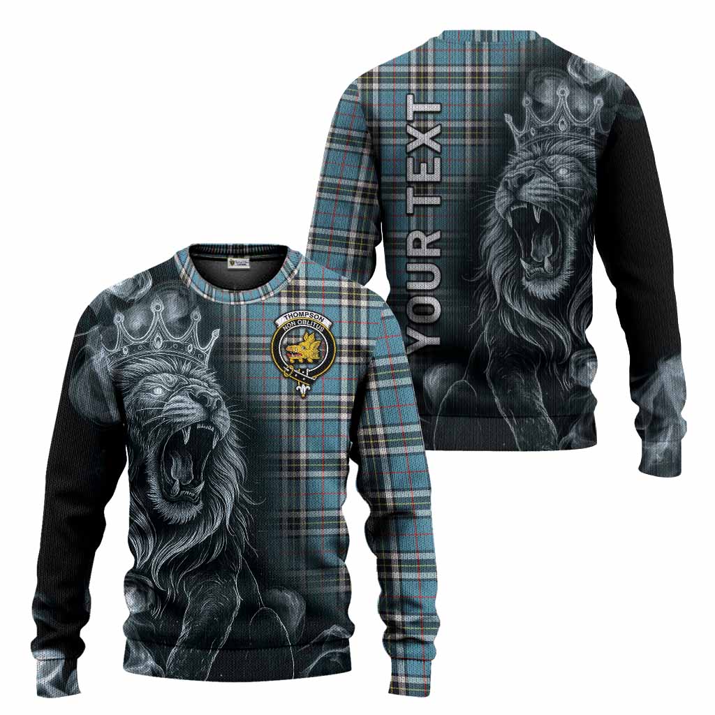 Thompson (Thomson) Tartan Knitted Sweater Roaring Lion Heritage