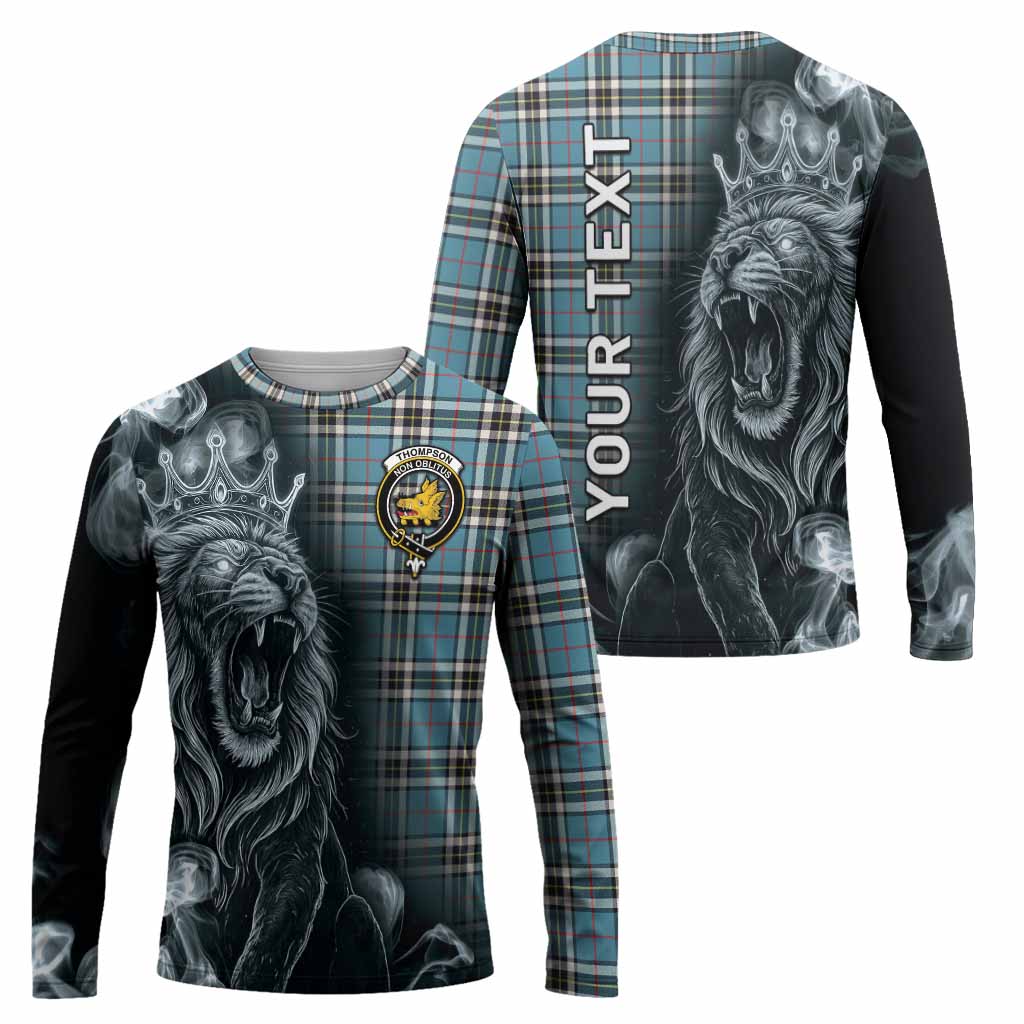 Thompson (Thomson) Tartan Long Sleeve T-Shirt Roaring Lion Heritage