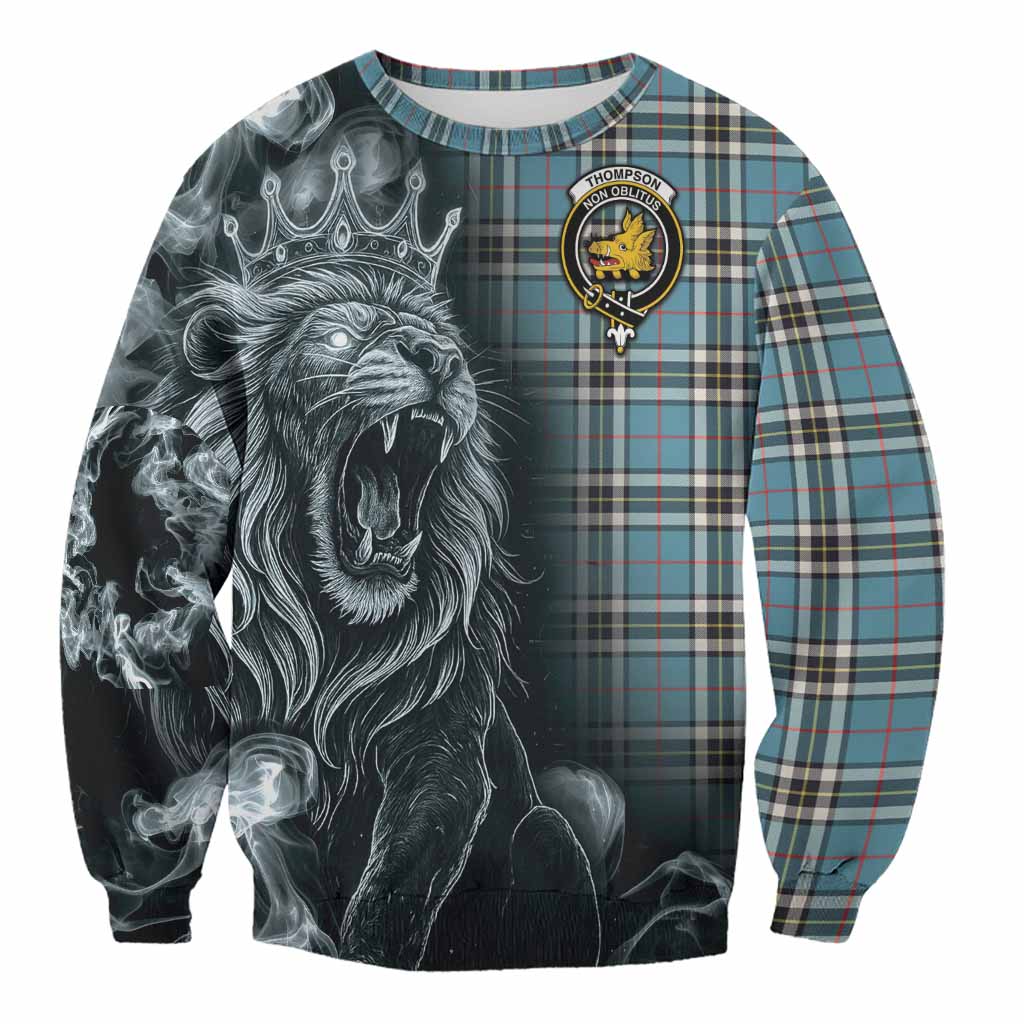 Thompson (Thomson) Tartan Sweatshirt Roaring Lion Heritage