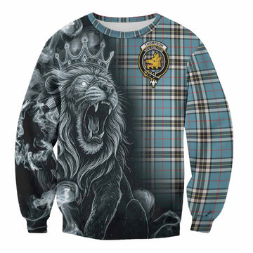 Thompson (Thomson) Tartan Sweatshirt Roaring Lion Heritage