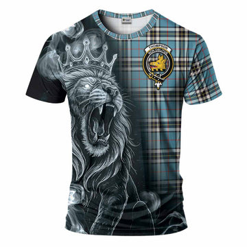 Thompson (Thomson) Tartan T-Shirt Roaring Lion Heritage