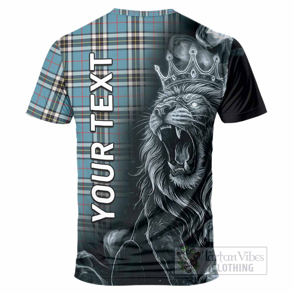 Thompson (Thomson) Tartan T-Shirt Roaring Lion Heritage