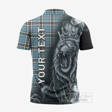 Thompson (Thomson) Tartan Zipper Polo Shirt Roaring Lion Heritage