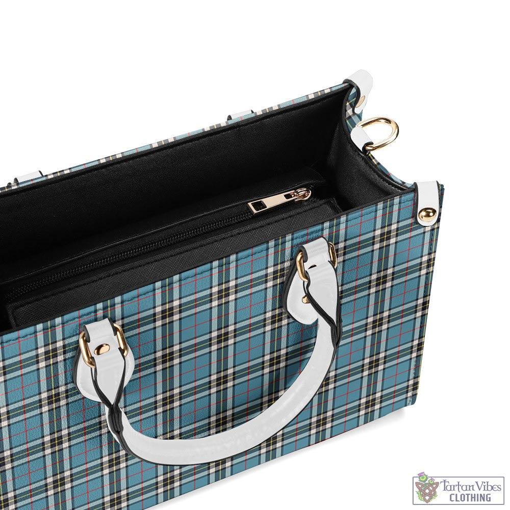 Tartan Vibes Clothing Thomson Tartan Luxury Leather Handbags