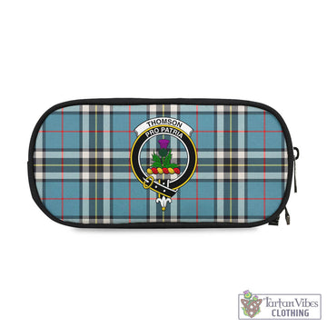 Tartan Vibes Clothing Thomson Tartan Pen and Pencil Case with Family Crest