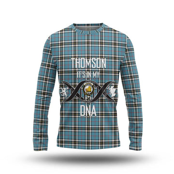 Thompson (Thomson) Tartan Long Sleeve T-Shirt with Family Crest DNA In Me Style Unisex - Tartanvibesclothing Shop