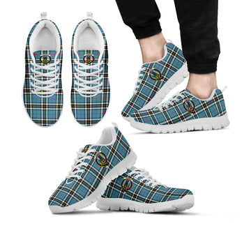 Thomson Tartan Sneakers with Family Crest
