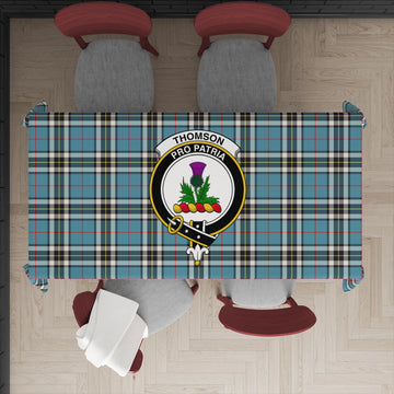 Thompson (Thomson) Tartan Tablecloth with Family Crest
