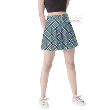 Thomson Tartan Women's Plated Mini Skirt
