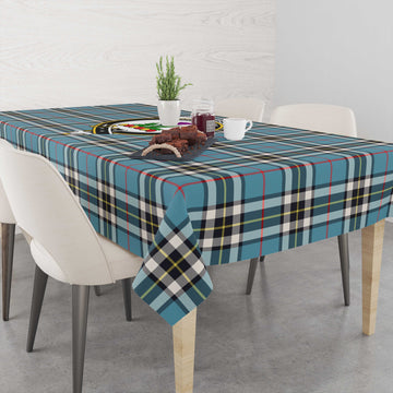 Thompson (Thomson) Tartan Tablecloth with Family Crest