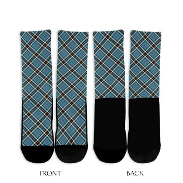 Thompson (Thomson) Tartan Crew Socks Cross Style