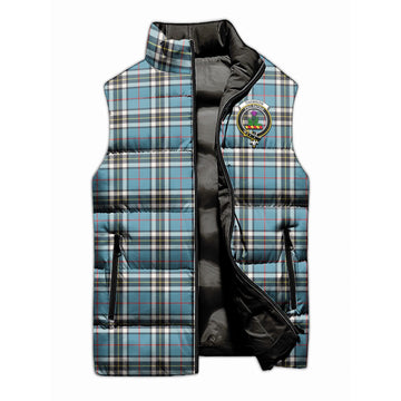 Thomson Tartan Sleeveless Puffer Jacket with Family Crest