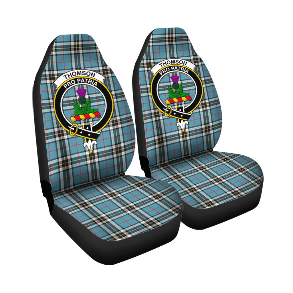 Thomson Tartan Car Seat Cover with Family Crest - Tartanvibesclothing