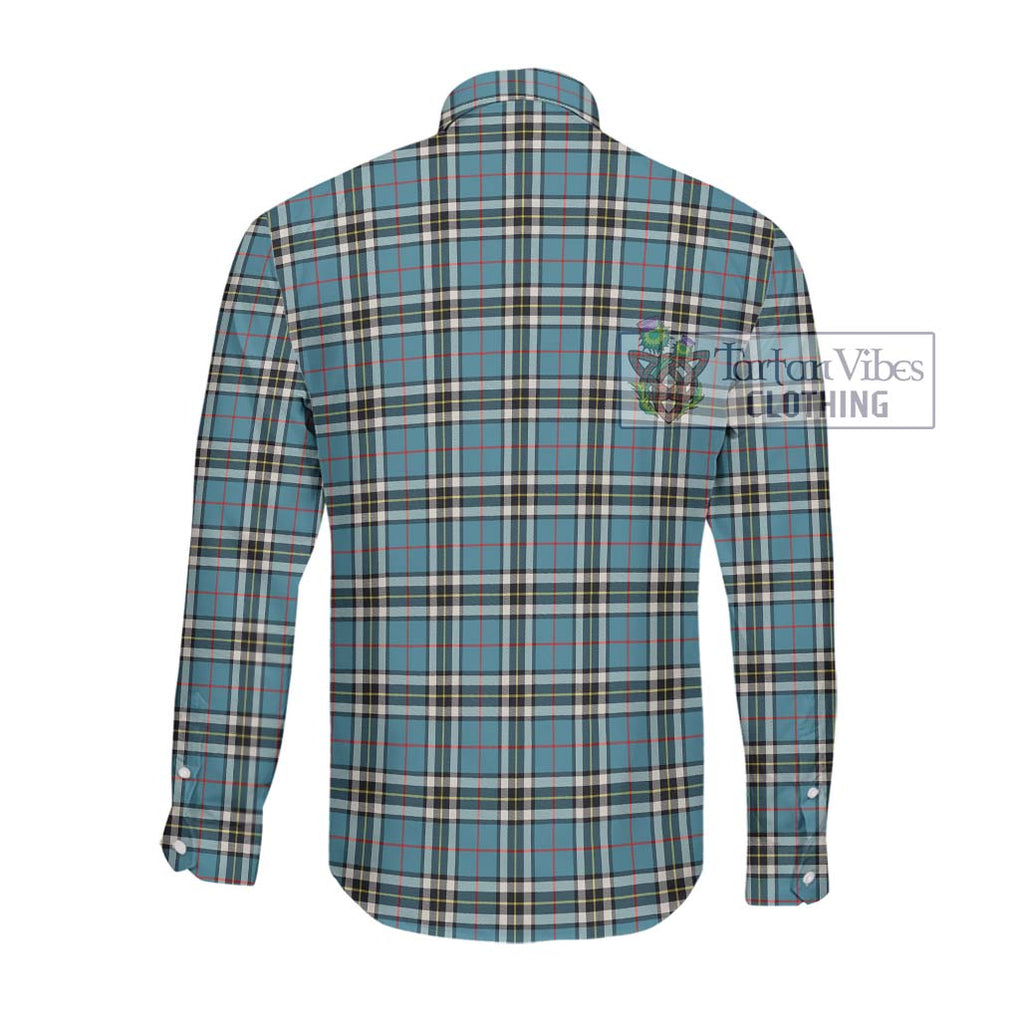 Thompson (Thomson) Tartan Long Sleeve Button Shirt with Family Crest DNA In Me Style - Tartanvibesclothing Shop