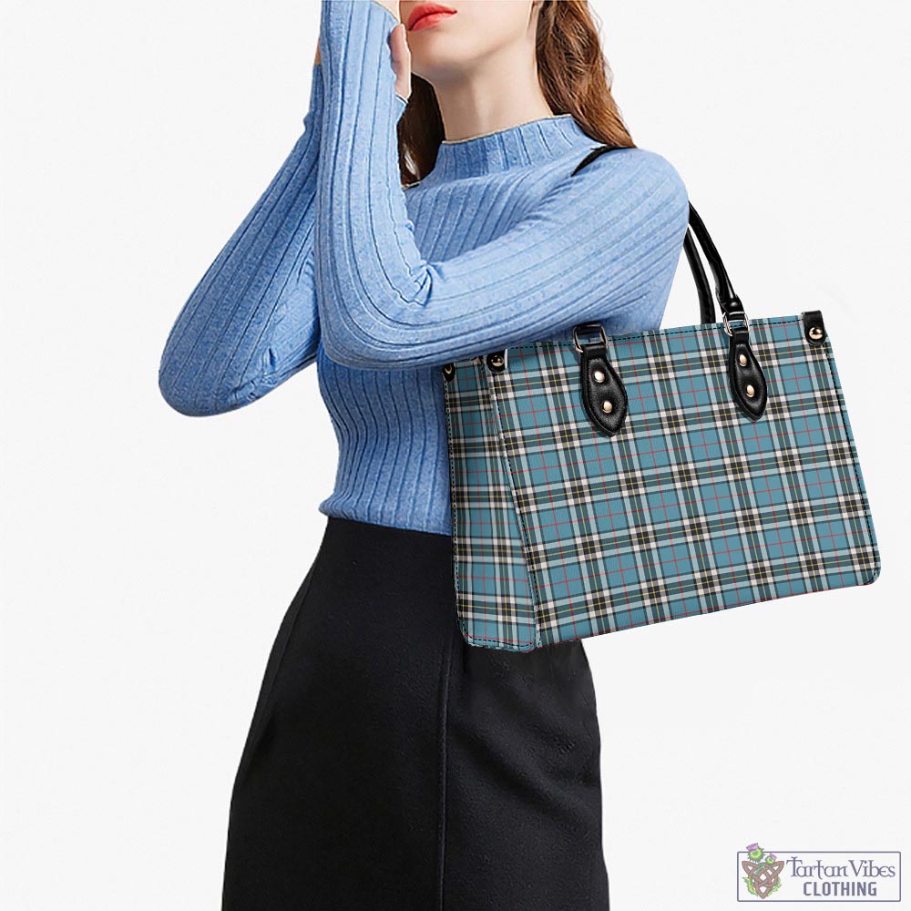 Tartan Vibes Clothing Thomson Tartan Luxury Leather Handbags