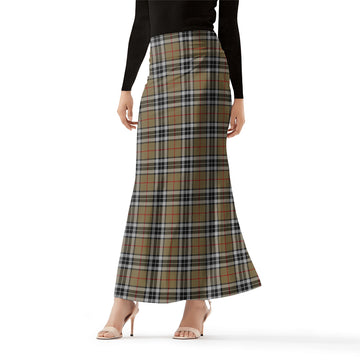 Thomson Camel Tartan Womens Full Length Skirt
