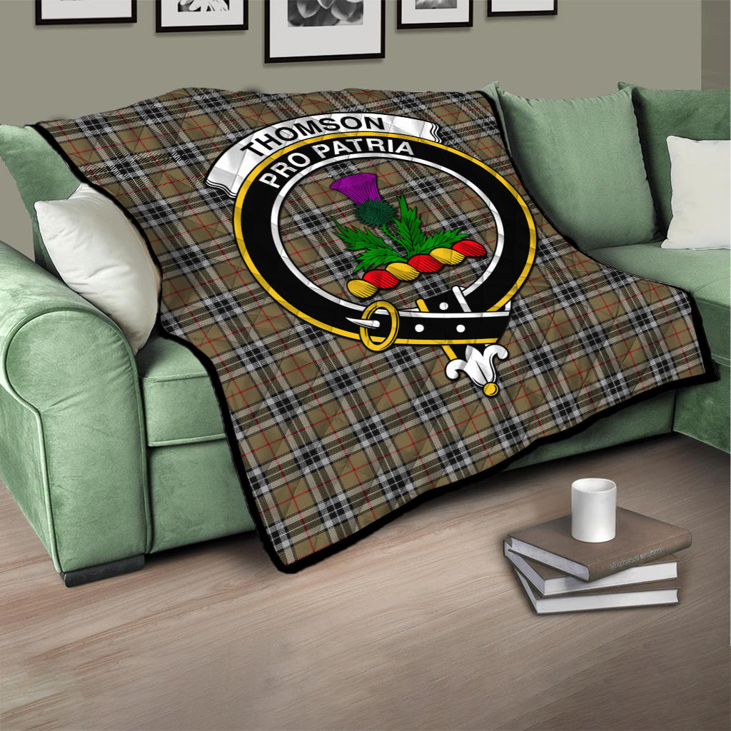 thomson-camel-tartan-quilt-with-family-crest