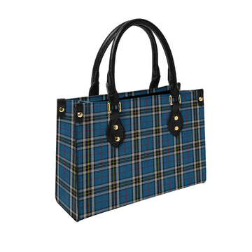 Thomson Dress Blue Tartan Leather Bag