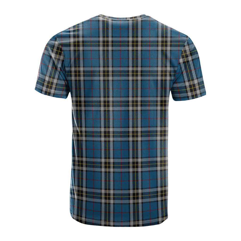 Thomson Dress Blue Tartan T-Shirt - Tartanvibesclothing