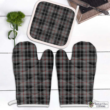 Thomson Grey Tartan Combo Oven Mitt & Pot-Holder Combo 1 Oven Mitt & 1 Pot-Holder White - Tartan Vibes Clothing