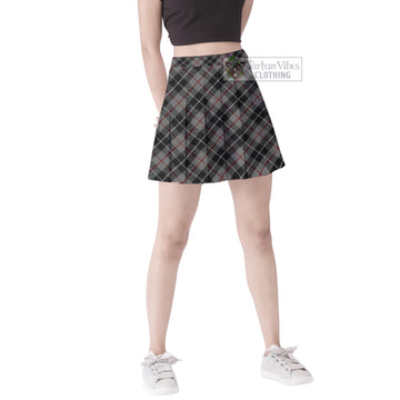 Tartan Vibes Clothing Thomson Grey Tartan Women's Plated Mini Skirt