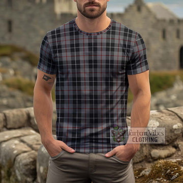 Thomson Grey Tartan Cotton T-Shirt Men's Shirt - Tartanvibesclothing Shop