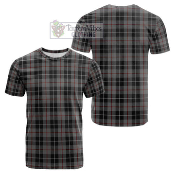 Thomson Grey Tartan Cotton T-Shirt Kid's Shirt - Tartanvibesclothing Shop