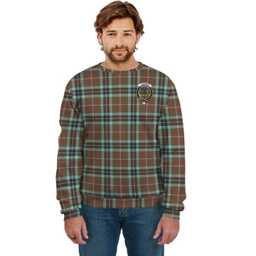 Thomson Hunting Modern Tartan Sweatshirt with Family Crest