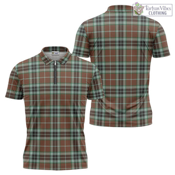 Thomson Hunting Modern Tartan Zipper Polo Shirt