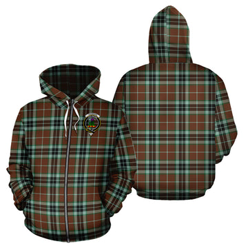 Thomson Hunting Modern Tartan Hoodie with Family Crest