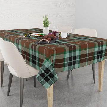 Thomson Hunting Modern Tatan Tablecloth with Family Crest
