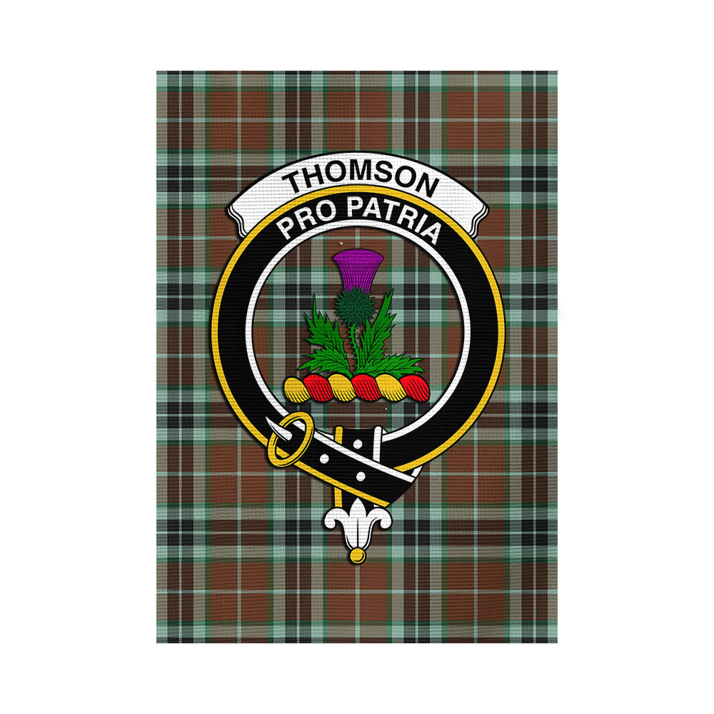 thomson-hunting-modern-tartan-flag-with-family-crest
