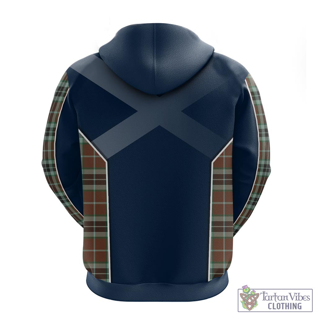 Tartan Vibes Clothing Thomson Hunting Modern Tartan Hoodie with Family Crest and Lion Rampant Vibes Sport Style