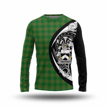 Thornton Irish Clan Long Sleeve T-Shirt Celtic Circle Style Unisex - Tartan Vibes Clothing