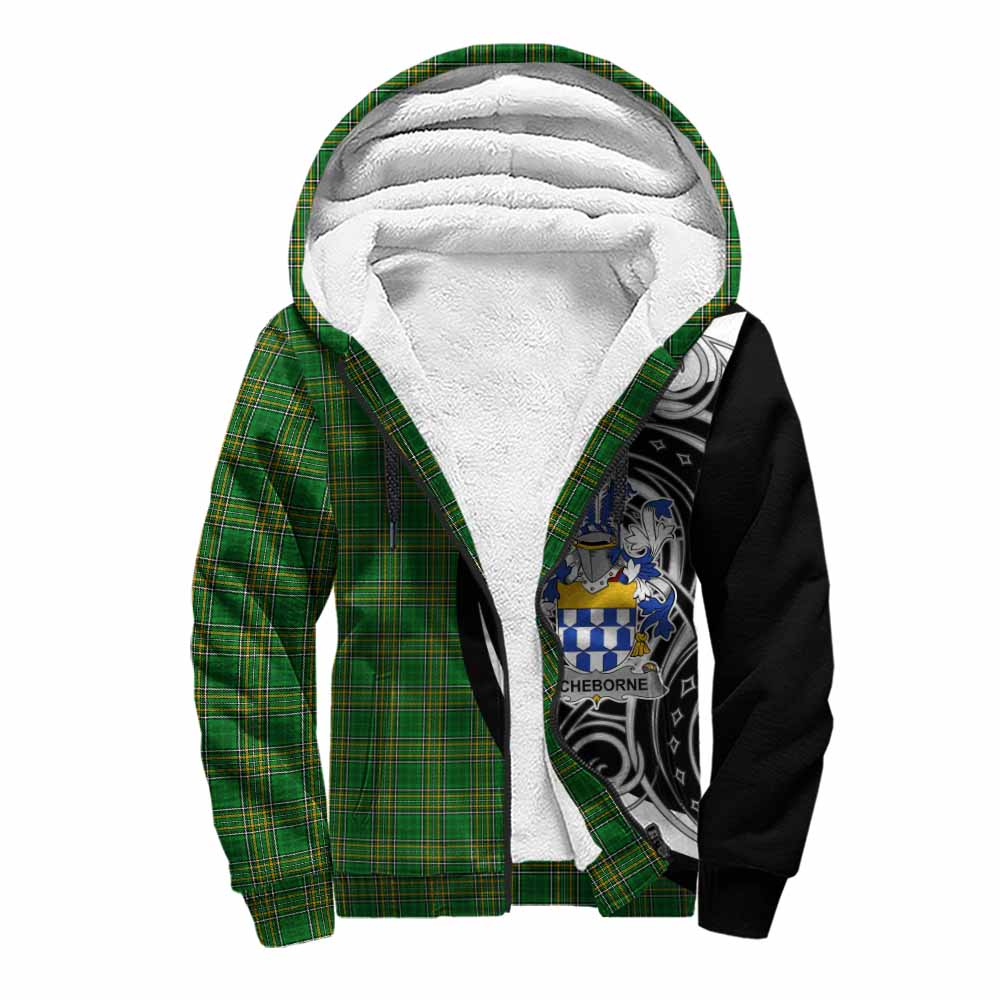 Ticheborne Irish Clan Sherpa Hoodie Celtic Circle Style Unisex S - Tartan Vibes Clothing