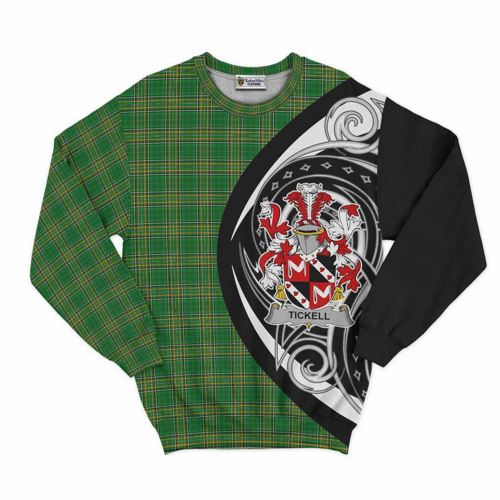 Tartan Vibes Clothing Tickell Irish Clan Sweatshirt Celtic Circle Style