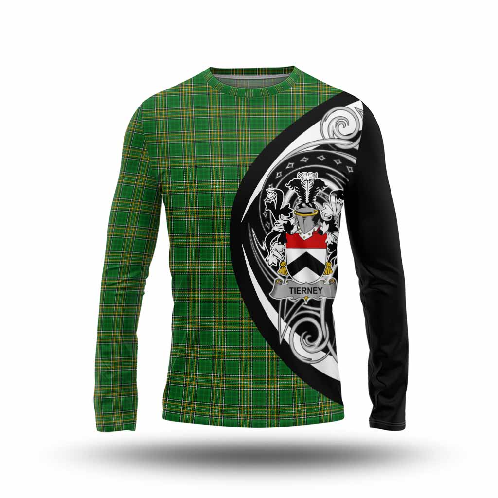 Tierney Irish Clan Long Sleeve T-Shirt Celtic Circle Style Unisex - Tartan Vibes Clothing