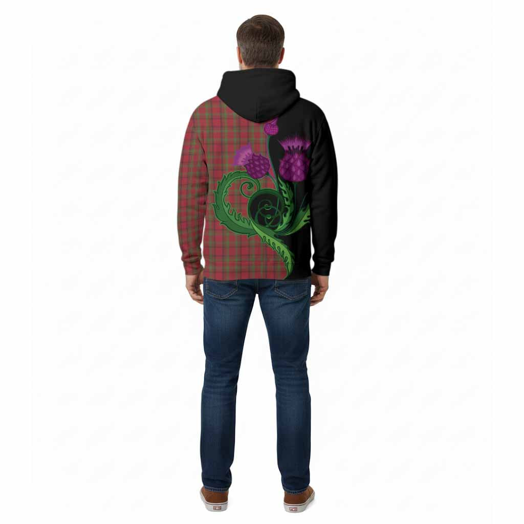 Tipperary County Ireland Tartan Cotton Hoodie Traditional Scottish Thistle