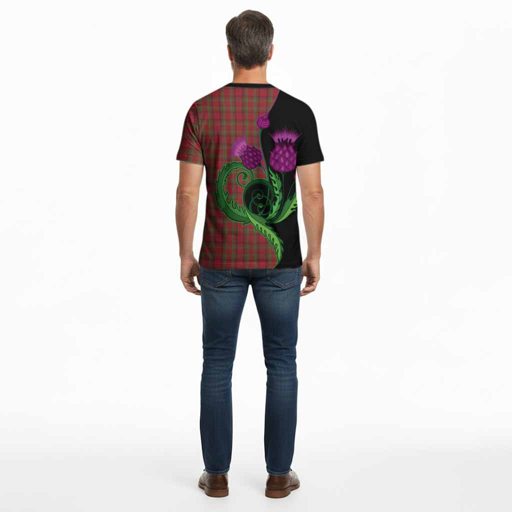 Tipperary County Ireland Tartan Cotton T-shirt Traditional Scottish Thistle