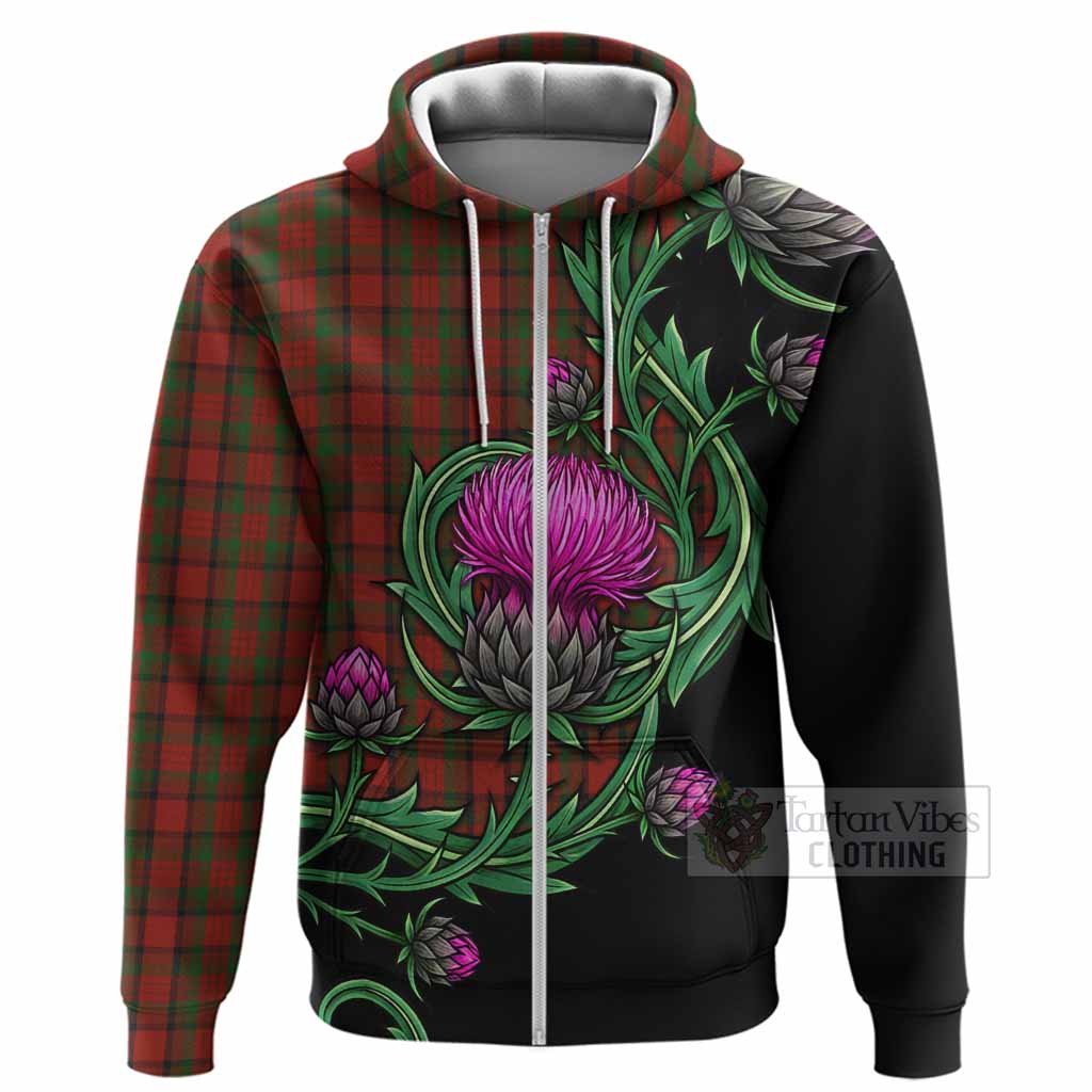 Tipperary Tartan Hoodie Resilient Scottish Thistle
