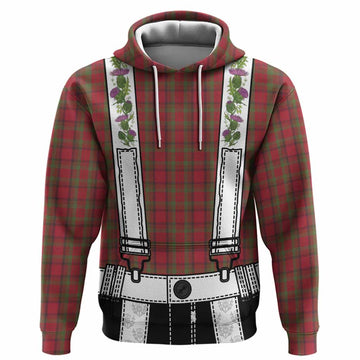 Tipperary Tartan Lederhosen Costume Hoodie Scotland Thistle Floral
