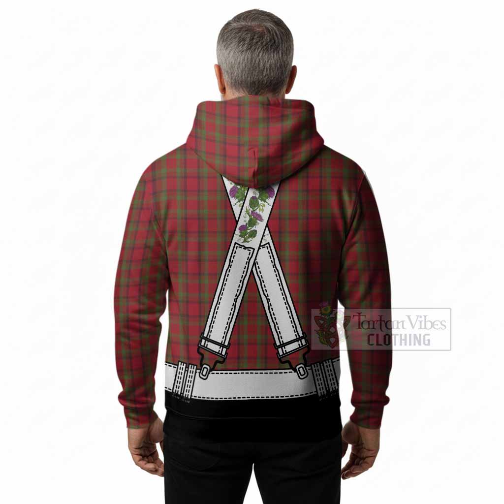 Tipperary Tartan Lederhosen Costume Hoodie Scotland Thistle Floral