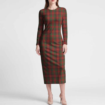 Tipperary Tartan Long Sleeve Bodycon Midi Dress